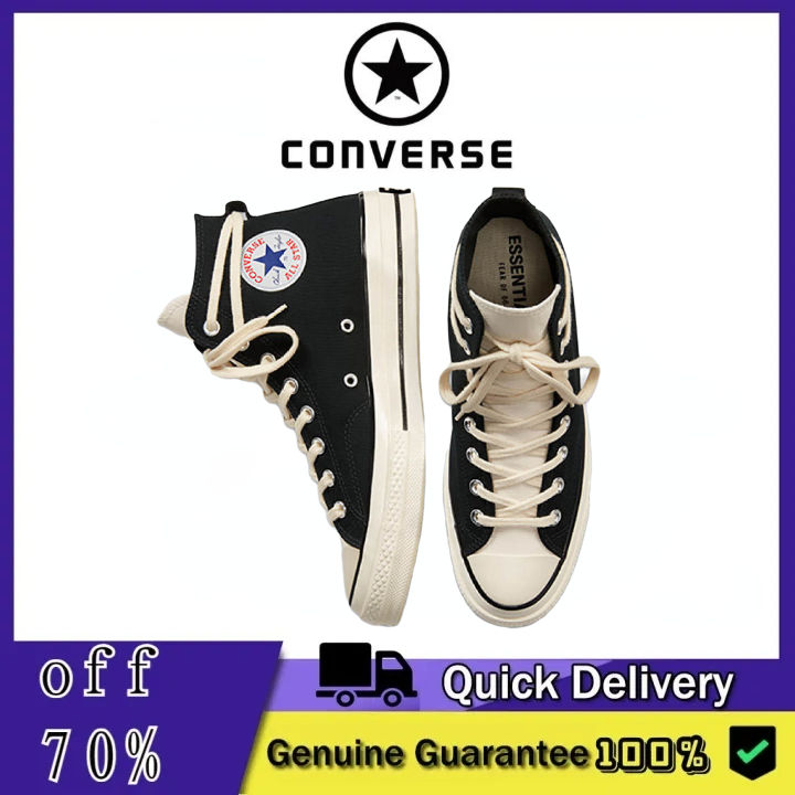 【100% Original】Converse Fear of God Chuck70 X FOG Authentic Black and ...
