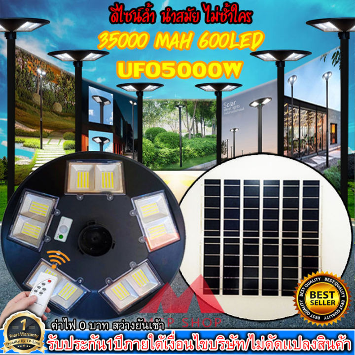 โคมไฟถนน-ufo-5000w-โคมไฟถนนโซล่าเซลล์-ufo-square-light-ไฟถนนโซล่าเซลล์-พลังงานแสงอาทิตย์100-ไม่ต้องจ่ายค่าไฟ