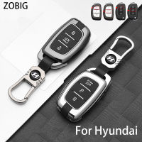 ZOBIG สำหรับ Hyundai สังกะสีสมาร์ทคีย์ Fob กรณีคีย์ Hyundai Tucson Avante I10 I20 I30 HB20 IX25 IX35 IX45 Mistra Elantra Sonata Verna เดิมฝาครอบรีโมทคอนโทรล