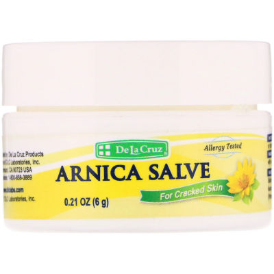 From USA. De La Cruz Arnica Salve for Cracked Skin Fast Soothing Relief  ครีมทาผิวแห้ง แตก  6 g. Exp.Jan/2025