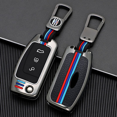 Zinc Alloy Car Folding Key Cover Case For Ford Fiesta Focus 2 Ecosport Kuga Escape Falcon B-Max C-Max Eco Sport Galaxy