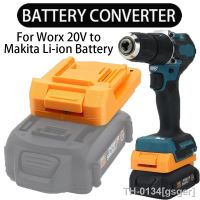 ✧♂✕ gsger Adaptador de bateria para Worx 20V 18V/20V Conector ferramentas elétricas portáteis sem fio Conversor (sem bateria)