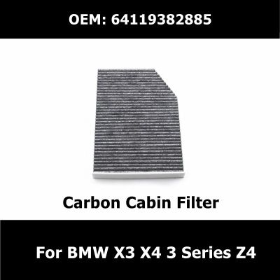 64119382885 Car Essories Activated Carbon Cabin Filter Oil Grid Filter For BMW X3 G01 G08 X4 G02 3 G20 Z4 G29 F97 F98