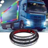 【CC】 Led Ambient Strip 24v Lights for Trucks Streamer Colors Flashing Atmosphere Lamp