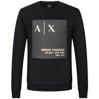 เสื้อสเวตเตอร์เสื้อแขนยาวคอกลมชาย Armani เทรนด์การพิมพ์แบบคลาสสิค