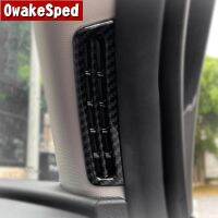 【hot】 Car Front A Pillar Air Condition Outlet Vent Frame Decoration Trim Carbon Pattern Tucson NX4 2021-22 Accessories