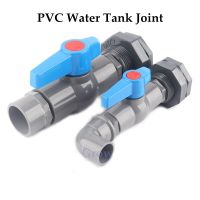 20 25 32 40mmDirect/Elbow PVC Water Tank Joint Aquarium Fish Tank Connectors  Combination Suit Water Tank PVC Inlet/Outlet Water Valves