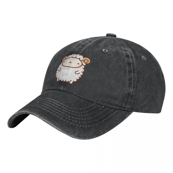 2023-new-fashion-cute-sheep-baseball-caps-peaked-cap-sun-shade-hats-for-men-contact-the-seller-for-personalized-customization-of-the-logo