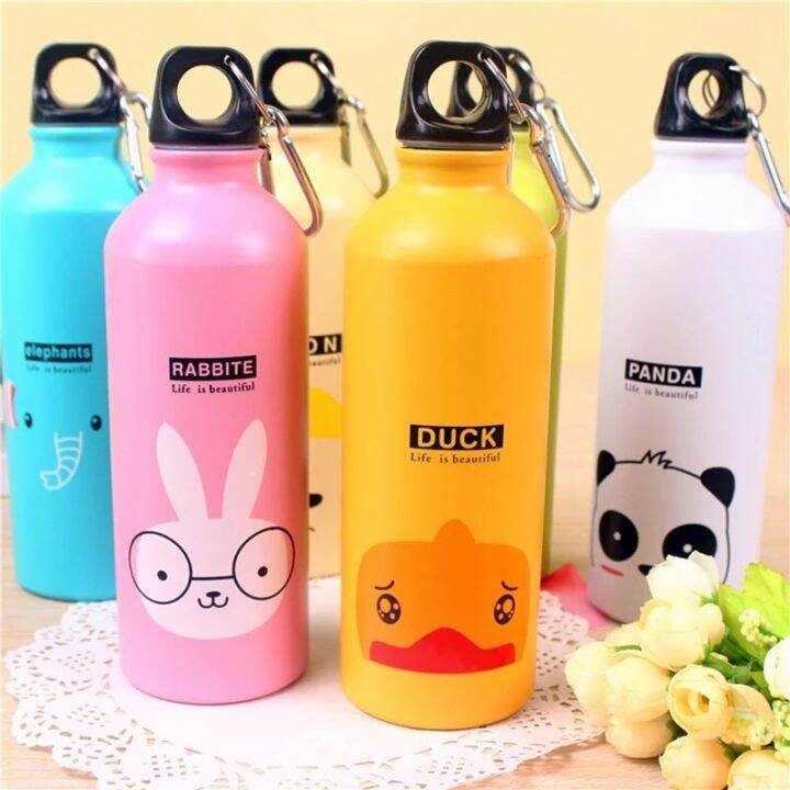 500ml-childrens-cartoon-pattern-aluminum-sports-water-bottle-stainless-steel-water-bottle-with-lid-thermos-for-water-bottles