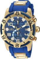 Invicta Mens Bolt Quartz Watch with Polyurethane Strap, Two Tone, 29 (Model: 24217)