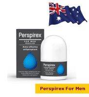 Perspirex Men Regular Antiperspirant Roll-on 20 ml โรลออน ระงับเหงื่อ ระงับกลิ่นกายสูตรเฉพาะสำหรับผู้ชาย