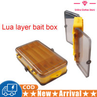 Fishing Lure Box Double Sided Tackle Storage Trays Fishing Tackle Storage Visible Plastic Box Fishing Tackle Container