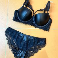 New Glossy High Quality Sexy Lace Push Up Bra Set Nightclub PU Hollow Women Underwear Plus Size Brassiere Intimates Panty Sets