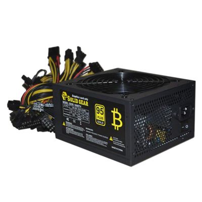 Allwin 1800W ATX Modular Mining PC Power Supply Supports 6 Graphics Card 160-240V