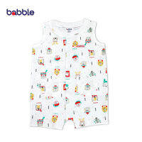 [ช้อปครบ 690.- รับของแถม] BABBLE บอดี้สูทเด็ก ชุดหมีเด็ก ผ้าฝ้าย100% แบบแขนกุด อายุ 3 เดือน ถึง 2 ปี คอลเลคชั่น Snow Bear BDRS