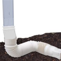 【ร้อน】ฝนรางน้ำ Downspout ส่วนขยายสามารถขยายจาก21 Quot; ถึง58 Quot; ขยายท่อ Downspout ท่อระบายน้ำ Extender เชื่อมต่อ