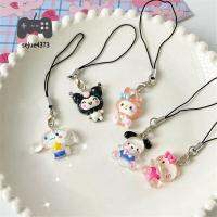 จี้คู่รัก Pachacco อะนิเมะ SEJUE4373 Cinnamoroll จี้ห้อยกระเป๋า My Melody สายชาร์จมือถือเชือกโทรศัพท์มือถือกระเป๋าพวงกุญแจจี้ห้อยโทรศัพท์