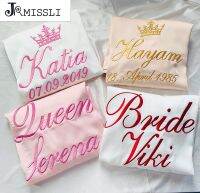 【LZ】┇✁  Jrmissup-Roupão de casamento personalizado para madrinhas e noivas design personalizado vestidos de seda para mulheres