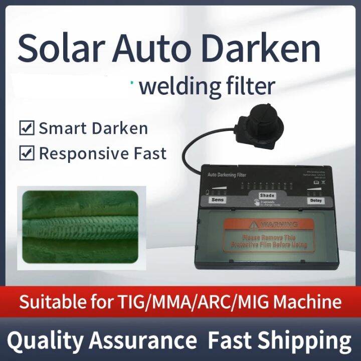 Solar autodimming true color welding mask welding lens/eye mask filter
