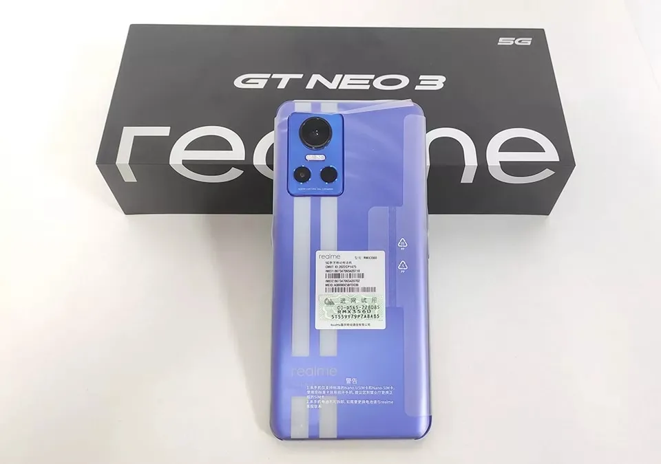 Realme GT Neo 3 (RAM 8GB, 128GB) 6.7 50MP Camera Dual SIM Googleplay Phone