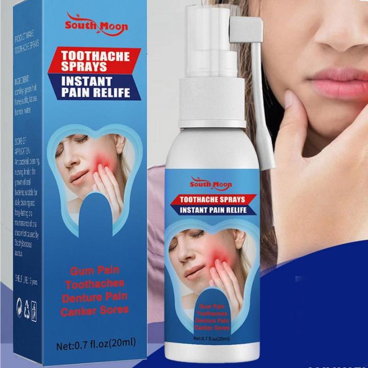Toothache Spray Remove Teeth Worms Periodontitis 20Ml Oral Care Relieve ...