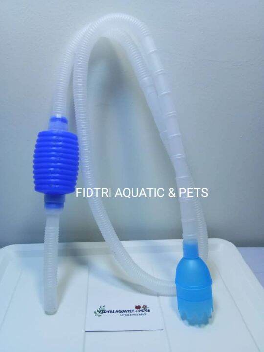 Aquarium Fish Tank Water Change Syphon Hand Pump Vacuum Cleaner Tool