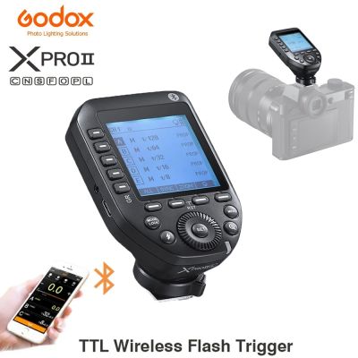 Godox XPROII-C/N/S TTL HSS Transmitter 2.4G 1/8000S Wireless Flash Trigger LCD Screen XPRO II for Sony Camera Godox Speedlite