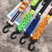 【YF】♨  Lanyard Contrasting Colors Landyard Keychain on the Rope for Trousers Accessories