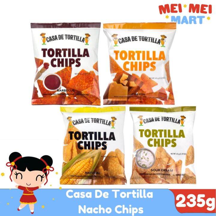 Casa De Tortilla Nacho Chips Tortilla Chips Small Original Sour Cream