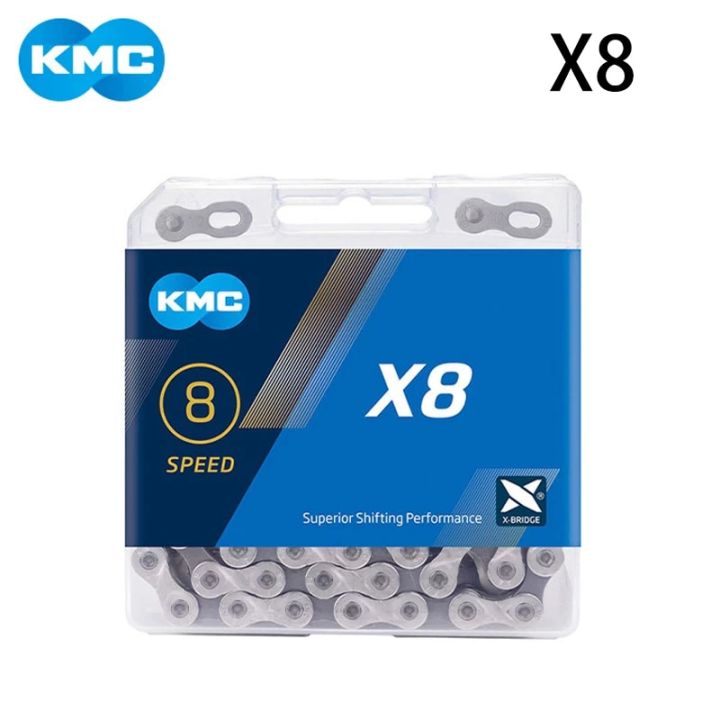 kmc-x8โซ่จักรยาน-x9-x10-x11-x12-mtb-โซ่ความเร็ว8v-9v-10v-11v-12v-สำหรับอะไหล่จักรยาน-shimano-sram