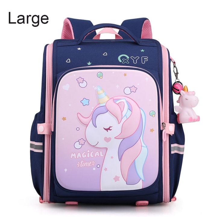 LORDWEY New Girl School Bags Child Pink Unicorn Printing Backpacks ...