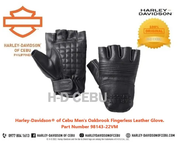 Men's Oakbrook Fingerless Leather Glove