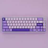 134ปุ่มชุด GMK Frost Witch Keycaps PBT Dye Subbed Key Caps สำหรับ61 64 68 84 87 96 980 Ayout คีย์บอร์ด XDA โปรไฟล์