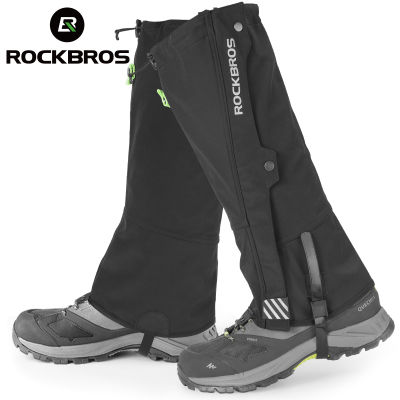 ROCKBROS legging gaiter outdoor Travel ขาอุ่นเดินป่าเล่นสกีกันน้ำฤดูหนาวรองเท้า BOOT Tourist Foot Protection GUARD