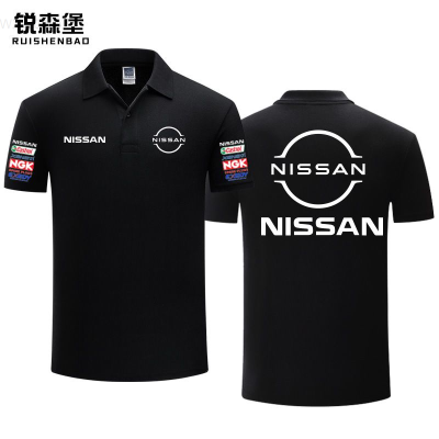 Fashion New Summer 2023 NISSAN NGK racing custom short sleeve DAYZ NOTE MARCH Sentra Leaf sunny Altima POLO shirt，Size:XS-6XL Contact seller for personalized customization of name and logo high-quality