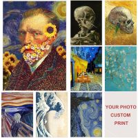 Famous Oil Painting Collection Poster Custom Posters Home Room Bar Cafe Decor Aesthetic Van Gogh Works Art Wall Painting Sticker Drawing Painting Supp