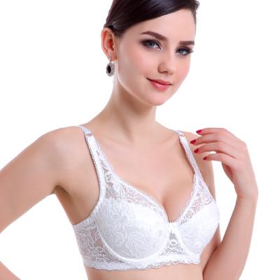 （A So Cute） สีขาวเซ็กซี่ลูกไม้ Bras Fulladjustable Push Up Bra ชุดชั้นในชุดชั้นในสำหรับสตรี34 36 38 40 42 44b C Dbra C3306