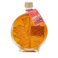 สินค้าเข้าใหม่ ? น้ำเชื่อมเมเปิ้ล จากแคนาดา Turkey Hill Maple Leaf Syrup 250ml ขวดแก้วทรงกม?