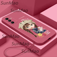 เคสโทรศัพท์ Samsung A34 5G ซิลิโคนอ่อนนุ่มปกหมวกออกแบบปกสำหรับสาว