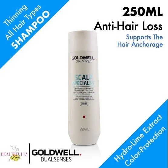 Goldwell Dual Senses Scalp Specialist Anti-Hair Loss Shampoo 250ml - Daily  Cleanser • Regulate Sebum Production • Clean & Fresh Scalp Feeling •  Stimulate & Strengthen Hair • Prevent Hairloss Anti-hairloss | Lazada  Singapore