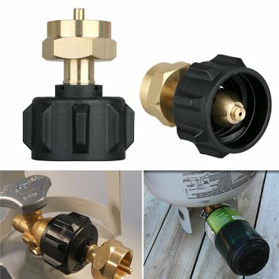 Propane Refill Adapter Low Pressure Gas Regulator Built-in Safety Functions1lb Cylinder Tank Coupler Heater Bottle for BBQ Camp