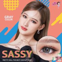 (COD) คอนแทคเลนส์ Contactlens สายธรรมชาติ. รุ่น Sassy สายตา+ปกติ Prettydoll 0.00 ถึง - 6.00 เลนส์นิ่มใส่สบายตา แถมตลับ