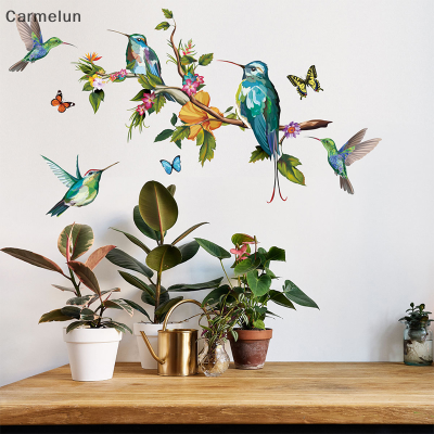 [Carmelun]✿ ผีเสื้อหลากสีและสติกเกอร์นกบินบนกำแพงสติ๊กเกอร์ลอกออกได้วอลล์เปเปอร์ภาพจิตรกรรมตกแต่งฝาผนัง