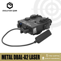 Tactical DBAL-A2 Red Green Dot IR Sight Dbal PEQ15 Full Metal Armas LED Strobe Flashlight Weapon Scout Light