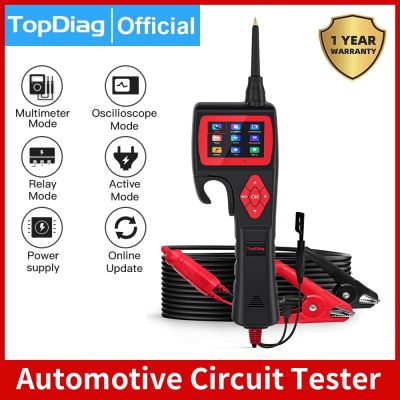 ▦❂ Topdiag P200 Car Circuit Tester Automotive 12V 24V Injector Power Circuit Analysis Probe Pen Electric System Car Diagnostic Tool