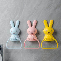 Hand towel hanger ที่แขวนผ้าเช็ดมือรูปกระต่าย สีชมพู14.5x24cm. JR0420-4