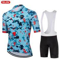 ZZOOI RAUDAX 2022 New Summer Cycling Jersey Set Breathable Elastic Sleeve Bicycle Jersey Man Outdoor Sport Road Bike Cycling Clothing