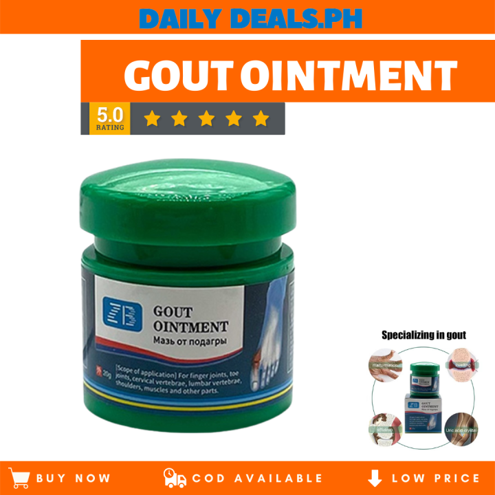 100 AUTHENTIC Gout Ointment Cream for Rheumatoid Pain Gout Muscle
