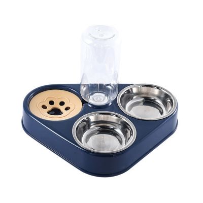 1 Pc Neck Protection Raised Cat Dishes Pet Feeding Bowl for Small Puppy Pet Bowls Set Automatic Gravity Water Food Dispenser