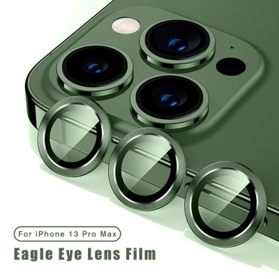 สําหรับ iPhone 13 Pro แหวนโลหะ เลนส์ ฟิล์มกระจกนิรภัย บนฝาครอบกล้อง ป้องกันเลนส์ iPhone 13 Pro Max อุปกรณ์เสริม